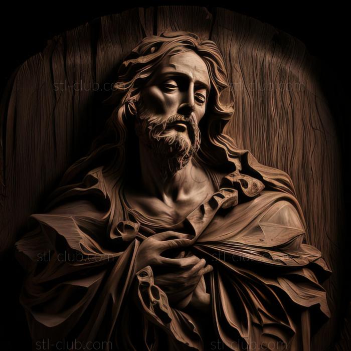 3D model st jesus (STL)